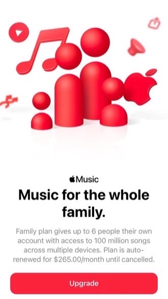 Apple music 家庭方案-揪團