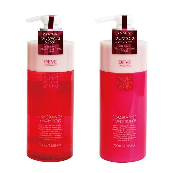 日本熊野DEVE 無矽靈香水洗髮精/潤髮乳 700ml