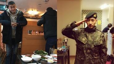 利特曝光始源入伍前的超短髮照片 再奔去探望銀赫！