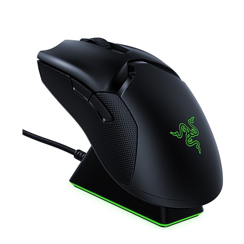 實感20,000 DPI Focus+光學感測器，解析精準度高達99.6、Razer Chroma燈光效果帶來1,680萬種真實可自訂色彩選項品名：Razer 雷蛇 Viper Ultimate毒蝰