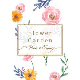 *Flowers Pink&Orange