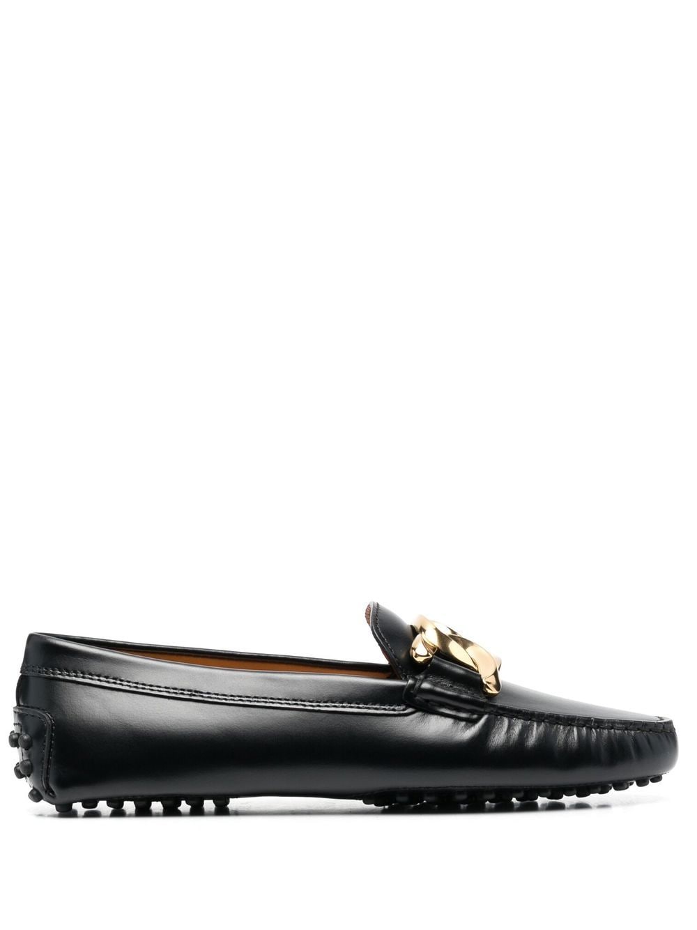 Tod's - Kate Gommino driving loafers - women - Calf LeatherCalf LeatherRubber/Calf Leather - 38.5 - Black