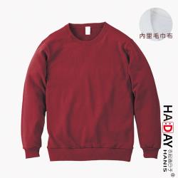 ◎重量級8.4盎司-大學T恤(同日本U牌廠)|◎委託日本設計開發，適合東方人的身型|◎內里老師傅針織傳統工藝毛巾布底更親膚品牌定位:流行品牌品牌:HA：DAY款式:T恤適穿對象:情侶裝顏色:紅色系適穿