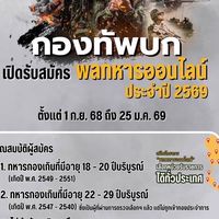 ทหารออนไลน์ ปี2569 หน่วยในพื้นที่ มทบ.16