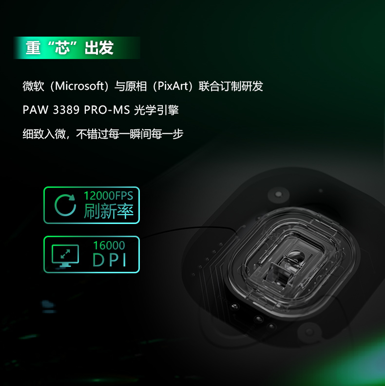 Microsoft 經典閃靈鯊再進化，Pro IntelliMouse 換芯升級 PAW3389 PRO-MS 並加裝電競功能