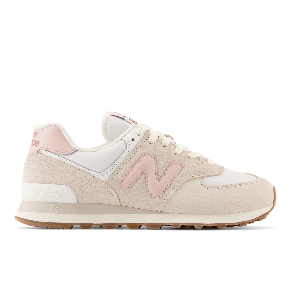 New Balance 574 系列 女 休閒鞋 奶茶粉