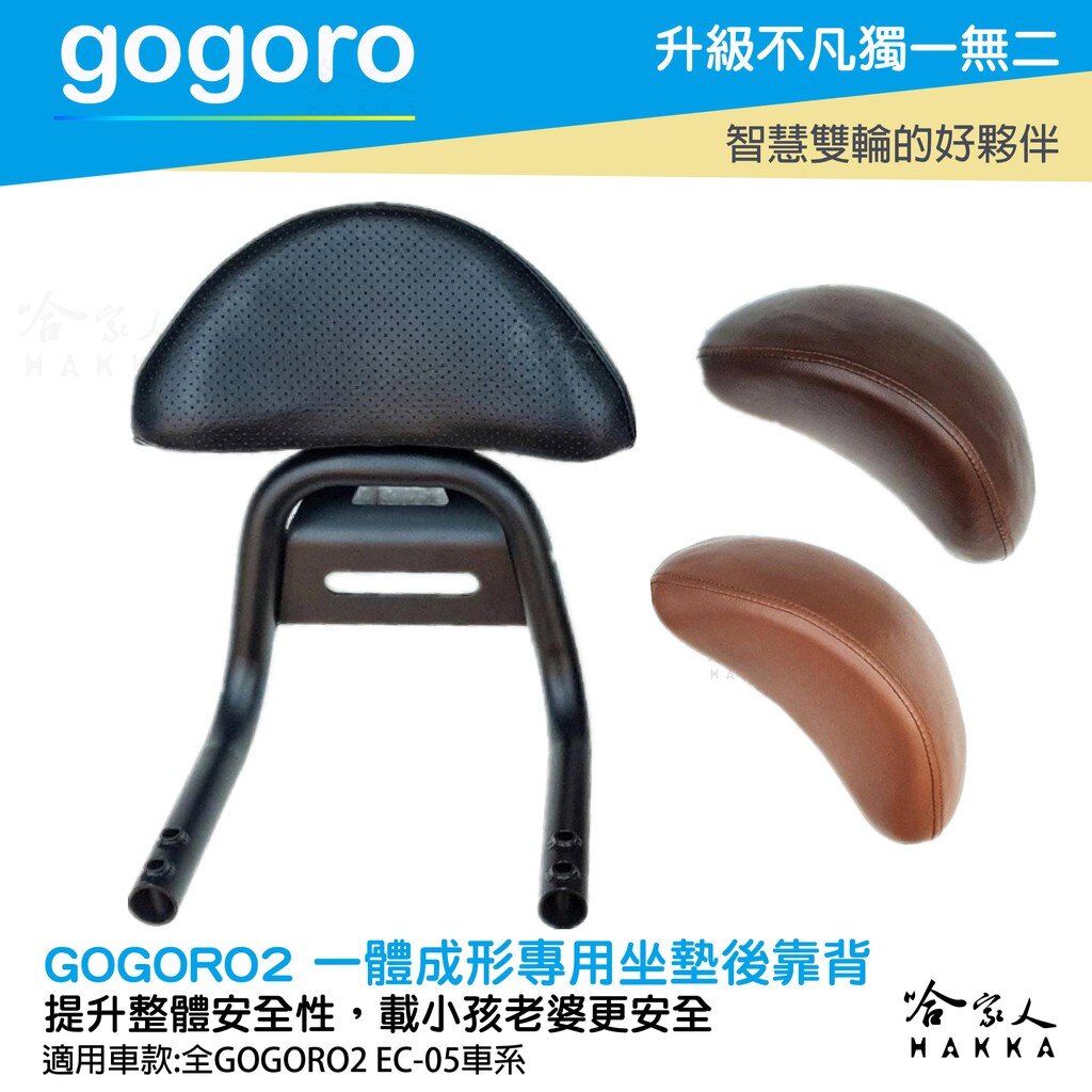 gogoro 2 專用 一體成形 後靠背 扶手 專用後靠背 機車 安全 EC-05 gogoro ec05 哈家人