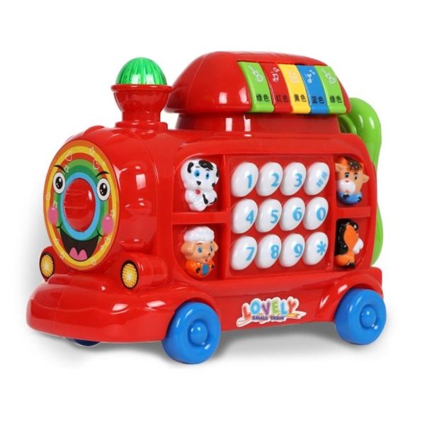 嬰兒玩具火車幼兒童音樂早教0-1歲寶寶玩具電話機3歲小孩6個月12 ATF 伊衫風尚