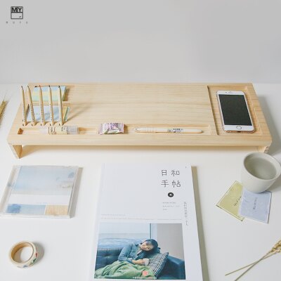 電腦增高架置物螢幕墊高筆記本辦公室桌面收納底座支架顯示器架子