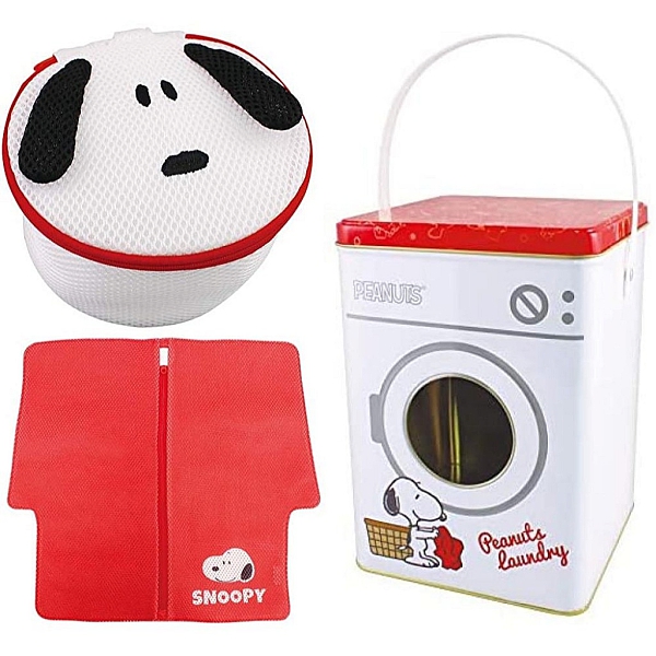 【震撼精品百貨】史奴比_Peanuts Snoopy~史努比 SNOOPY 2入造型洗衣袋附收納箱#76438