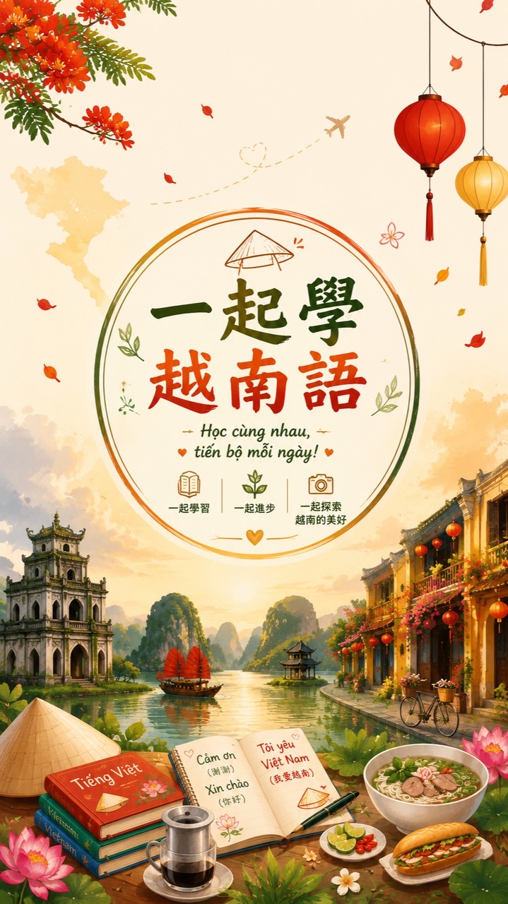 一起學越南語🇻🇳