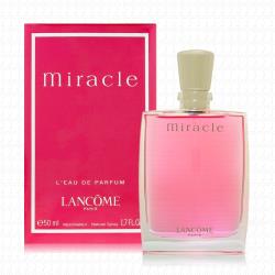 ◎國內百貨專櫃貨【有盒】|◎專櫃超人氣熱銷|◎心動優惠價品牌:LANCOME蘭蔻類別:香水規格/容量:真愛奇蹟香水50ml*1入包裝:一般包裝貨源:公司貨保存期限:3年，製造日期或有效期限，請詳見產品