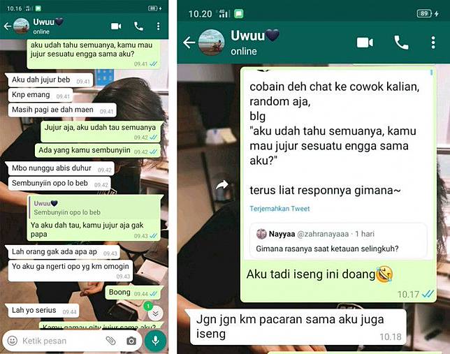 Cobain Prank Tes Kejujuran Pasangan Ala Warganet Kocak Abis Keepo Me Line Today