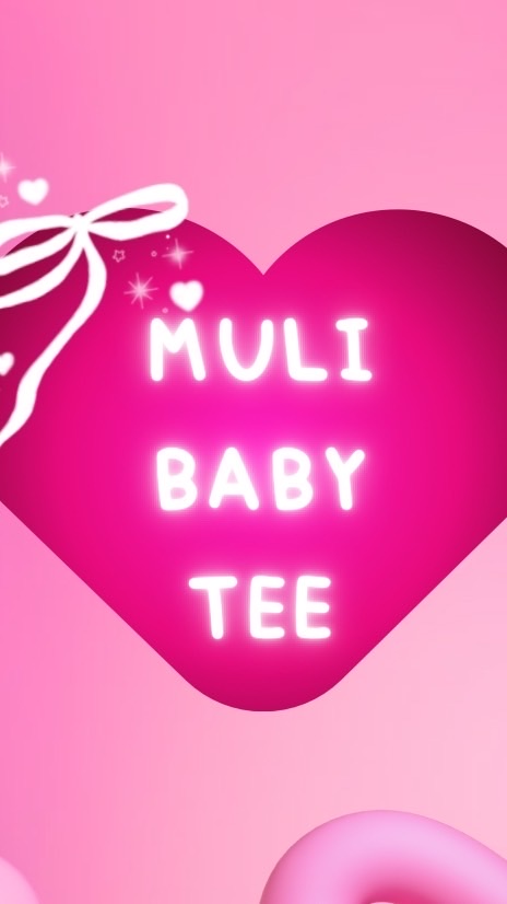 🍒MULI BABY TEE🍒