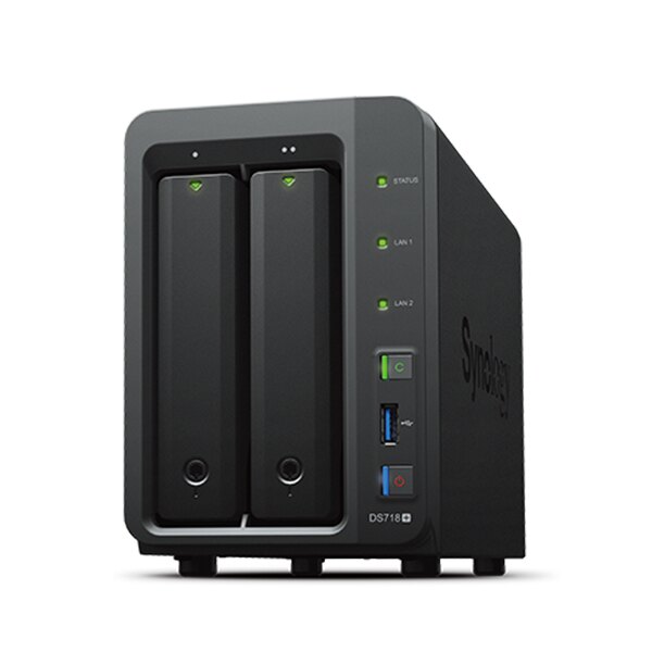 Synology群暉科技 DS718+(2G) 2Bay NAS 網路儲存伺服器