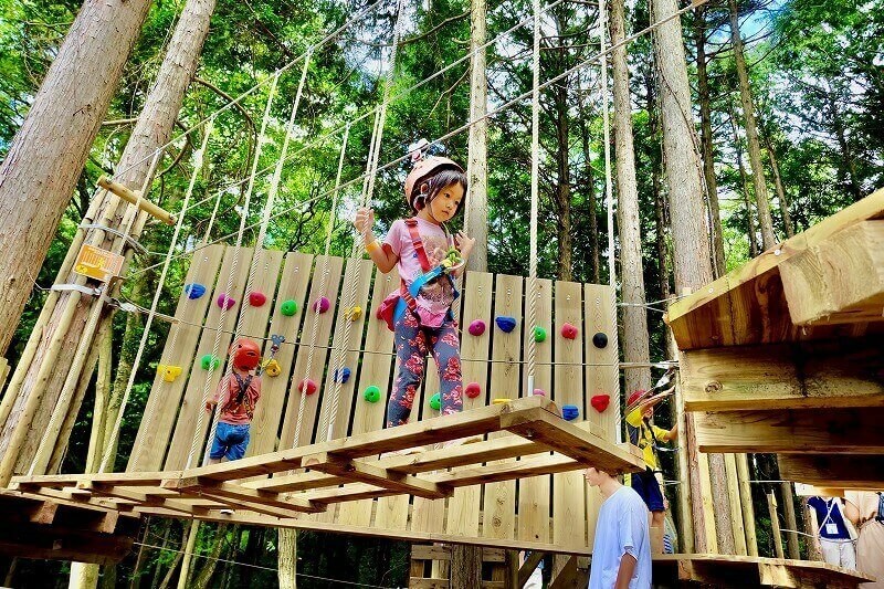 東海のおすすめ 空中アスレチック 7選 3歳からok 大人も満喫 いこーよ