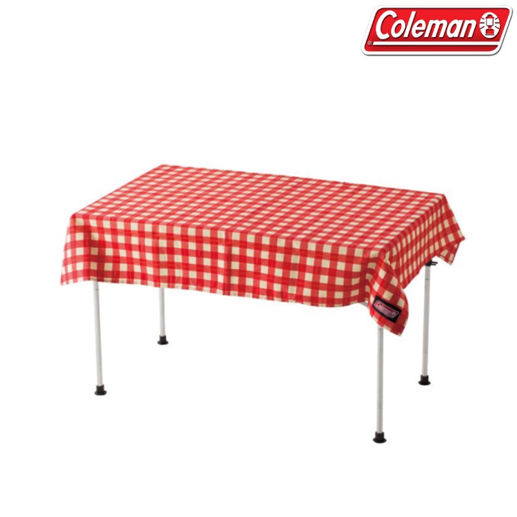 [現貨]Coleman 紅格紋桌布/26878/露營桌/野餐桌/桌巾/復古風/防潑水