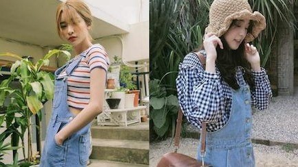 懶人3種穿搭！吊帶褲一件穿四季～可愛到性感都可以！