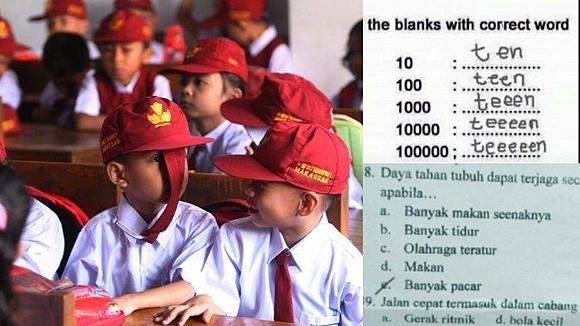 10 KEPOLOSAN Anak  SD  dalam Menjawab Soal Bikin Geleng  10 KEPOLOSAN Anak  SD  dalam Menjawab Soal Bikin Geleng