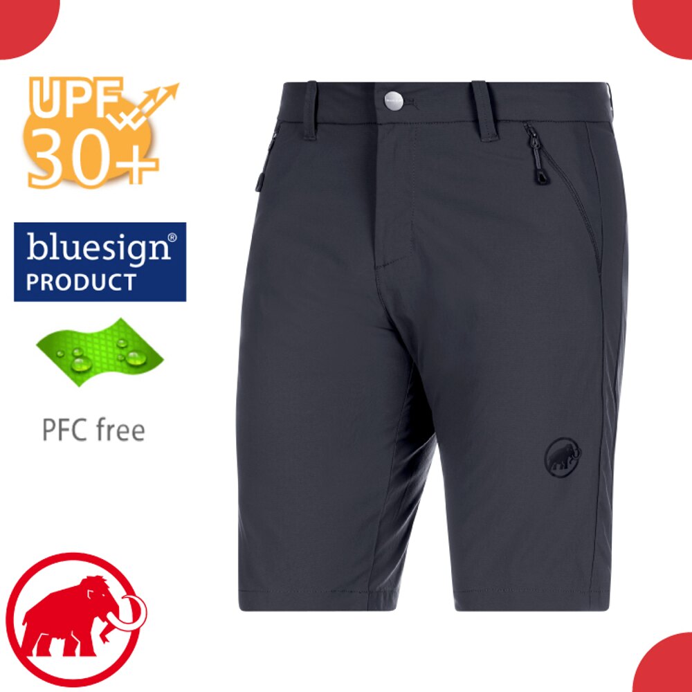 【MAMMUT 長毛象 男 Hiking Shorts 短褲《黑》】1023-00120/休閒運動褲/彈性透氣/輕量機能。人氣店家悠遊山水戶外生活館的夏季機能 男性、排汗休閒褲有最棒的商品。快到日本N