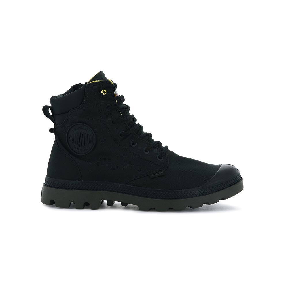 承襲法國軍風的經典傳承，PALLADIUM創立迄今延續品牌不斷探索的大膽精神，自1947年起探險過的47個全球指標性城市，經過70年的不斷尋求創新與超越，決定以#DARETHEUNKNOWN為理念號召