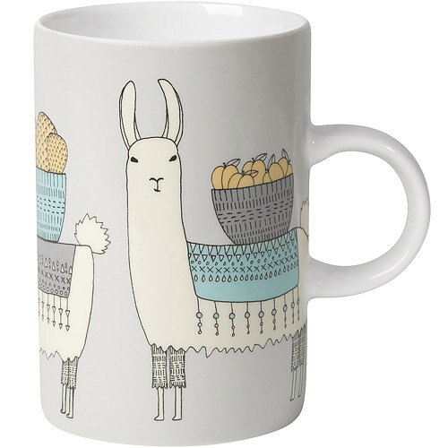 ◇美國雅緻生活◇容量414ml(14oz)◇白瓷搭配主題圖案◇愜意品茗啜飲咖啡◇適用洗碗機與微波