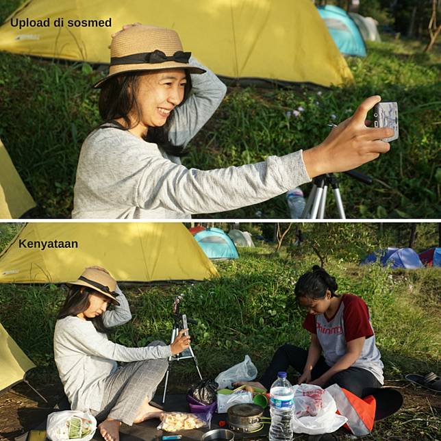 Ekspektasi vs Realita, 9 Foto Mendaki Ini Bikin Ngakak!