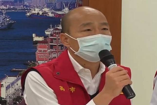 夾在罷韓2階與新冠肺炎防疫中 韓國瑜被問「壓力大嗎？」他只說這３字！