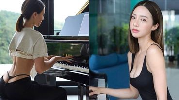 鋼琴界「真人版娜美」是她！李元玲練琴曬「黑色丁字褲綁蜜桃臀」背影男粉全暴動