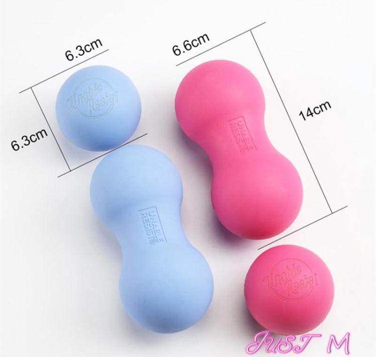 按摩球連體花生球放鬆肩頸椎部按摩深程肌肉經絡筋膜球足底手腕背部瑜伽