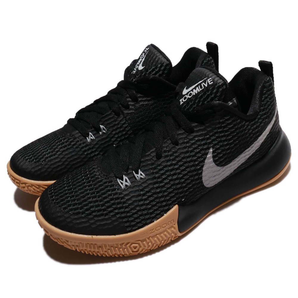 籃球鞋品牌:NIKE型號:AH7579-001品名:Zoom Live II EP配色:黑色,銀色