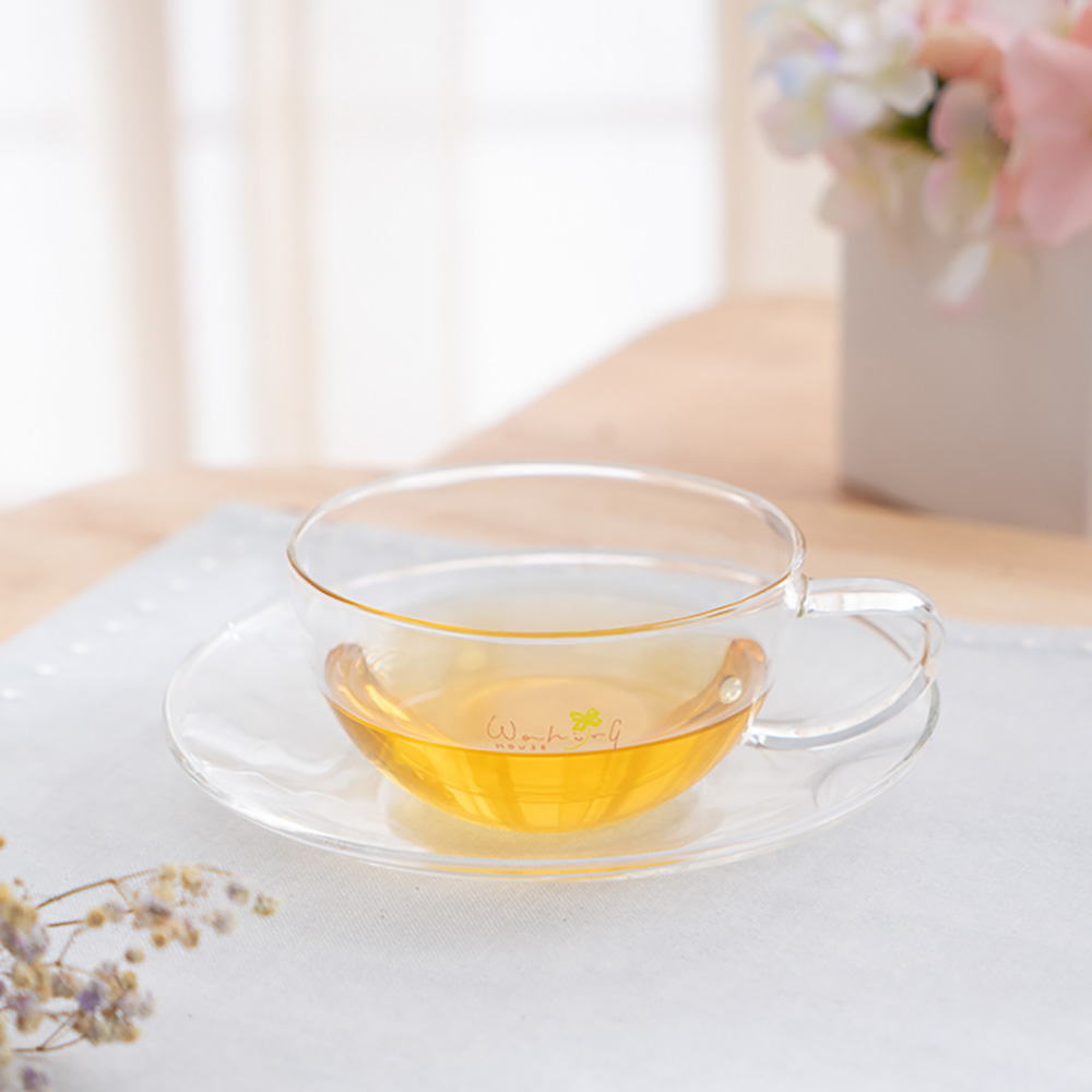 Clover樂活玻璃杯盤組200ml