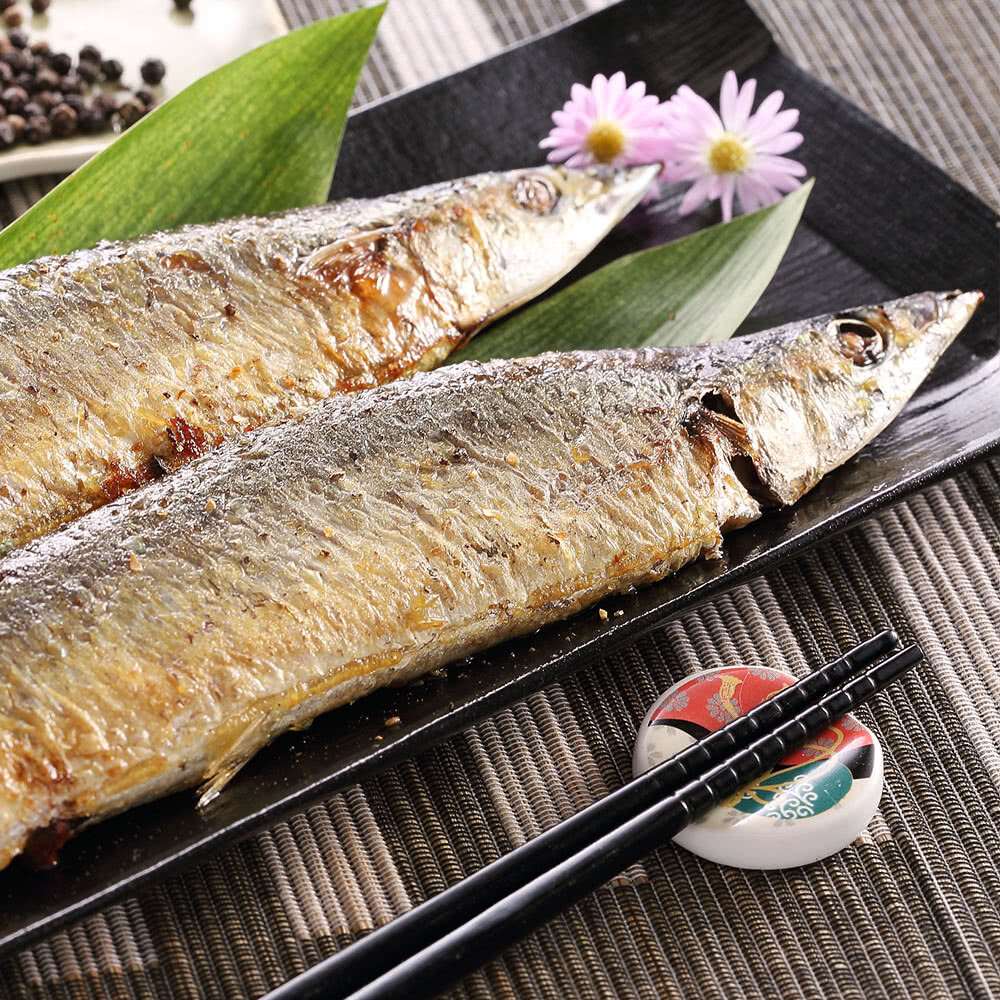 【上野物產】極品嚴選肥美秋刀魚 (600g土10%/包)