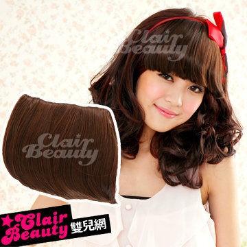 耐熱纖維-超厚卡哇伊平劉海髮片【A002】比一般瀏海髮量還更多100%耐熱纖維髮