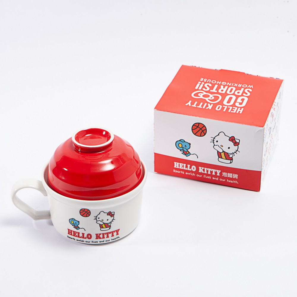 #生活工場 #WORKINGHOUSE #Hello Kitty #泡麵碗【產品特色】‧個性化商品，獨特風格‧Sanrio正版授權‧耐用好清潔【商品規格】內容物：泡麵碗*1+蓋碗*1尺寸：長 17.7