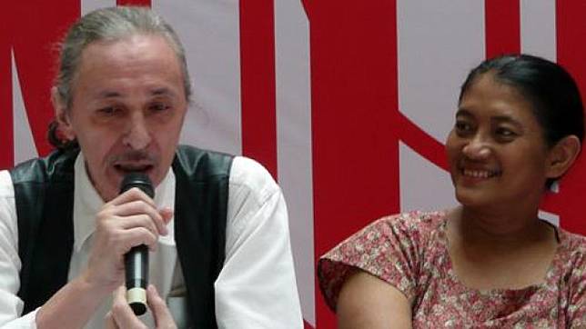 Rudy Wowor  (kiri)  dan  Jajang C. Noer