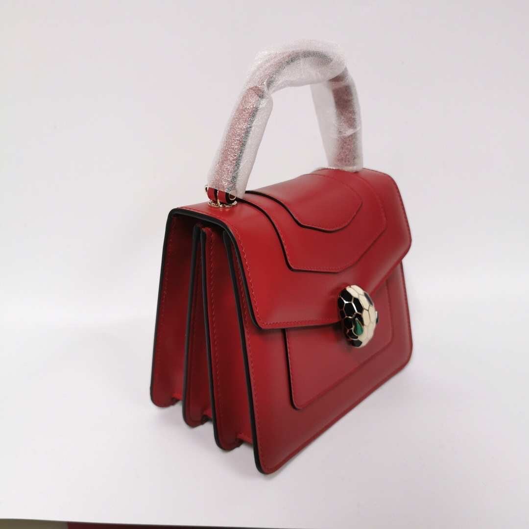 【雙12限時兩天! 刷樂天卡滿3萬登錄送3000刷卡金/再抽PS5!】【Chiu189英歐代購】BVLGARI 寶格麗 紅蛇紋 風琴包