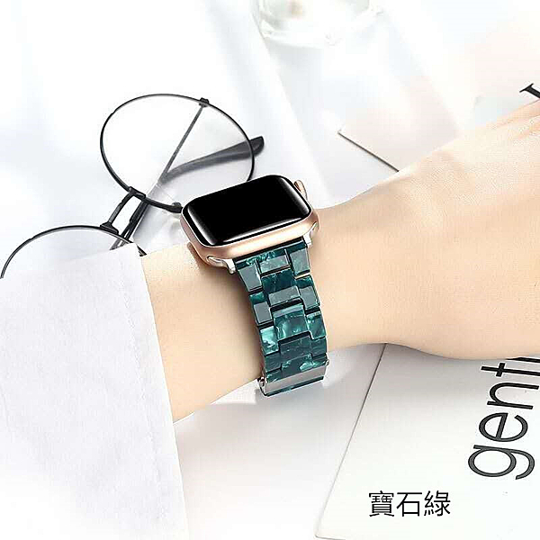 大理石紋錶帶 適用於APPLE WATCH 5 4 3 三株錶帶 iwatch 蘋果手錶錶帶