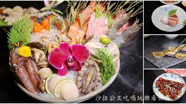 台北海鮮火鍋推薦『竹苑shabu』吃火鍋有生魚片.鰻魚飯.金條和牛握壽司.開胃菜無限供應捷運忠孝復興站