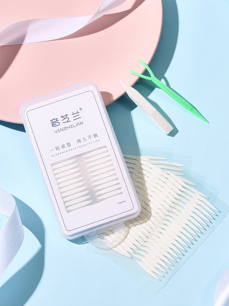 雙眼皮貼 雙面橄欖型雙眼皮貼女自然無痕透明隱形透氣不反光大眼腫泡眼神器