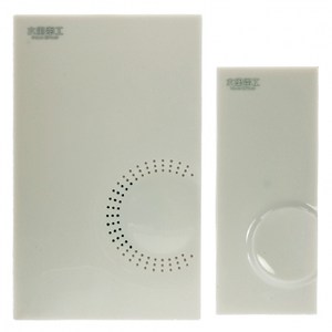 AC電源供電，免配線，安裝簡易 四段音量大小調整，48首和弦音樂可選擇 附立架，可掛可立兩用 響聲時，LED指示同時閃爍 鋼琴表面設計，新穎獨特，亮麗如鏡，易潔不沾塵