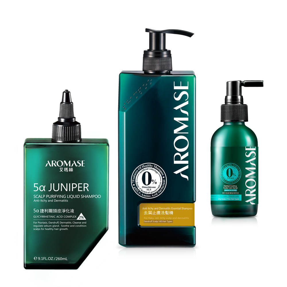 【油癢屑淨化3步驟】去屑調理組