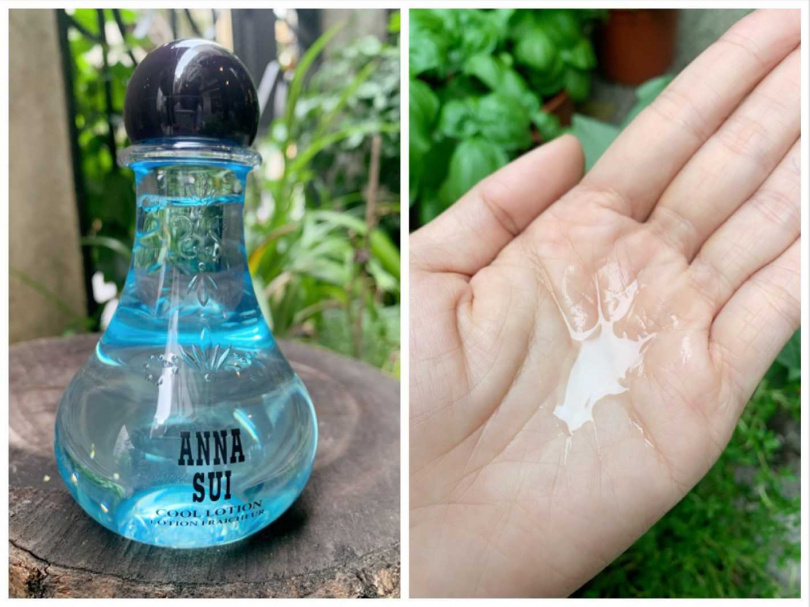 ANNA SUI薄荷毛孔緊緻精華露 150ml／1,100元 具有清涼降溫感，同時還可以收斂緊緻毛孔，非常適合接下來的炎熱季節。(圖／吳雅鈴攝影)