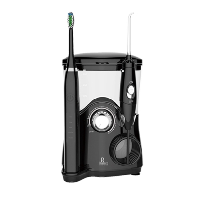 音波震動，電動牙刷 杜邦刷毛，強韌柔軟 深度清潔，優於牙線 脈衝水注，按摩牙齦 十段水壓，操作方便