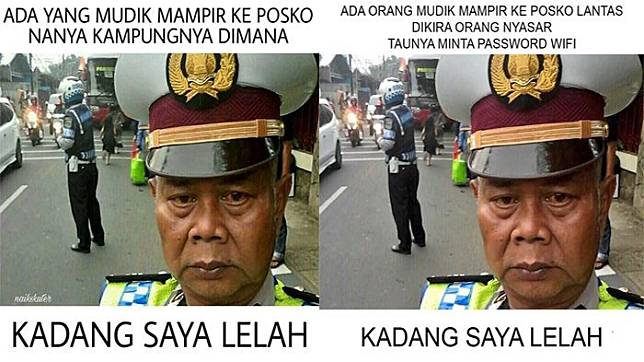 Foto Polisi Ini Mendadak Viral karena Gaya Selfienya yang Unik