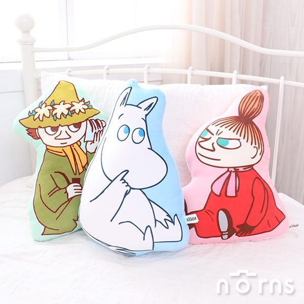 【嚕嚕米2D厚抱枕 12吋】Norns 正版授權 Moomin 小不點 阿金 腰靠枕靠墊 午安枕 絨毛玩偶娃娃