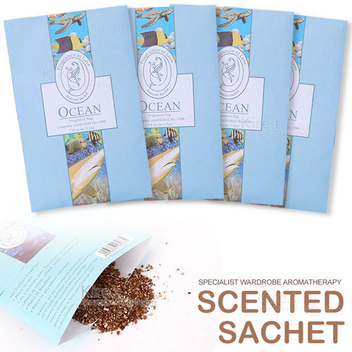 【超值4入】kiret 可掛式香氛 香包 香薰袋-海洋款-衣櫃防黴防蟲除臭