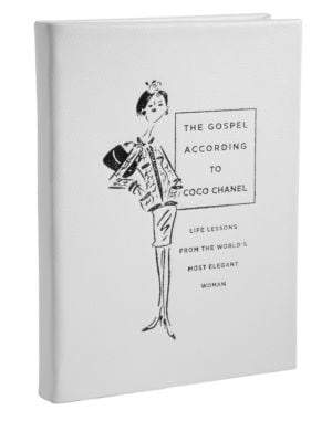 Hand bound in fullgrain calfskin leather, life lessons from the world's most elegant woman. Coco Cha