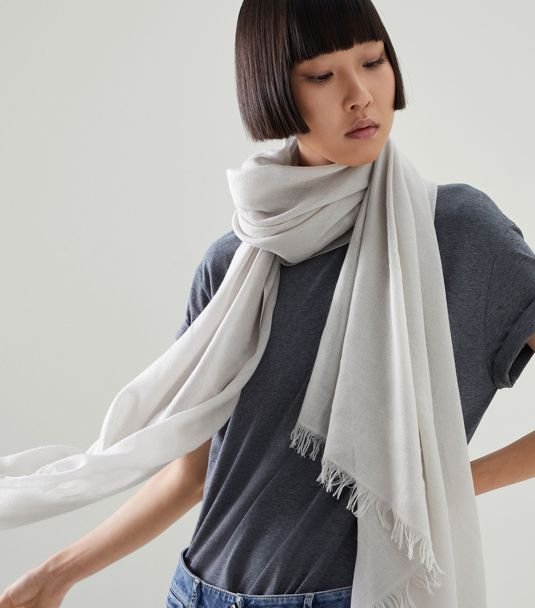 Brunello Cucinelli Cashmere-Silk Scarf