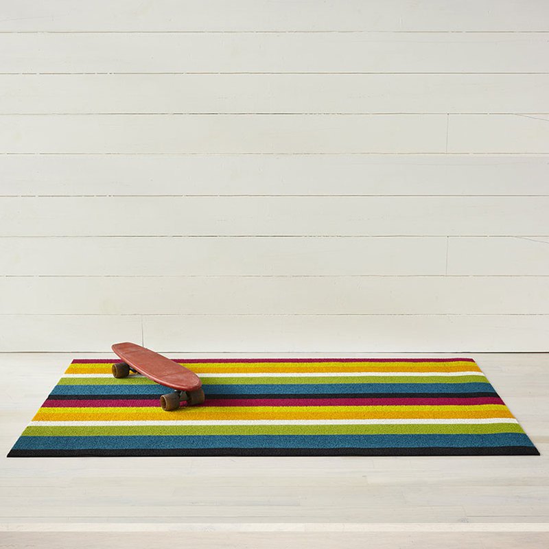 寬條紋 Bold Stripe 腳踏墊-繽紛彩色